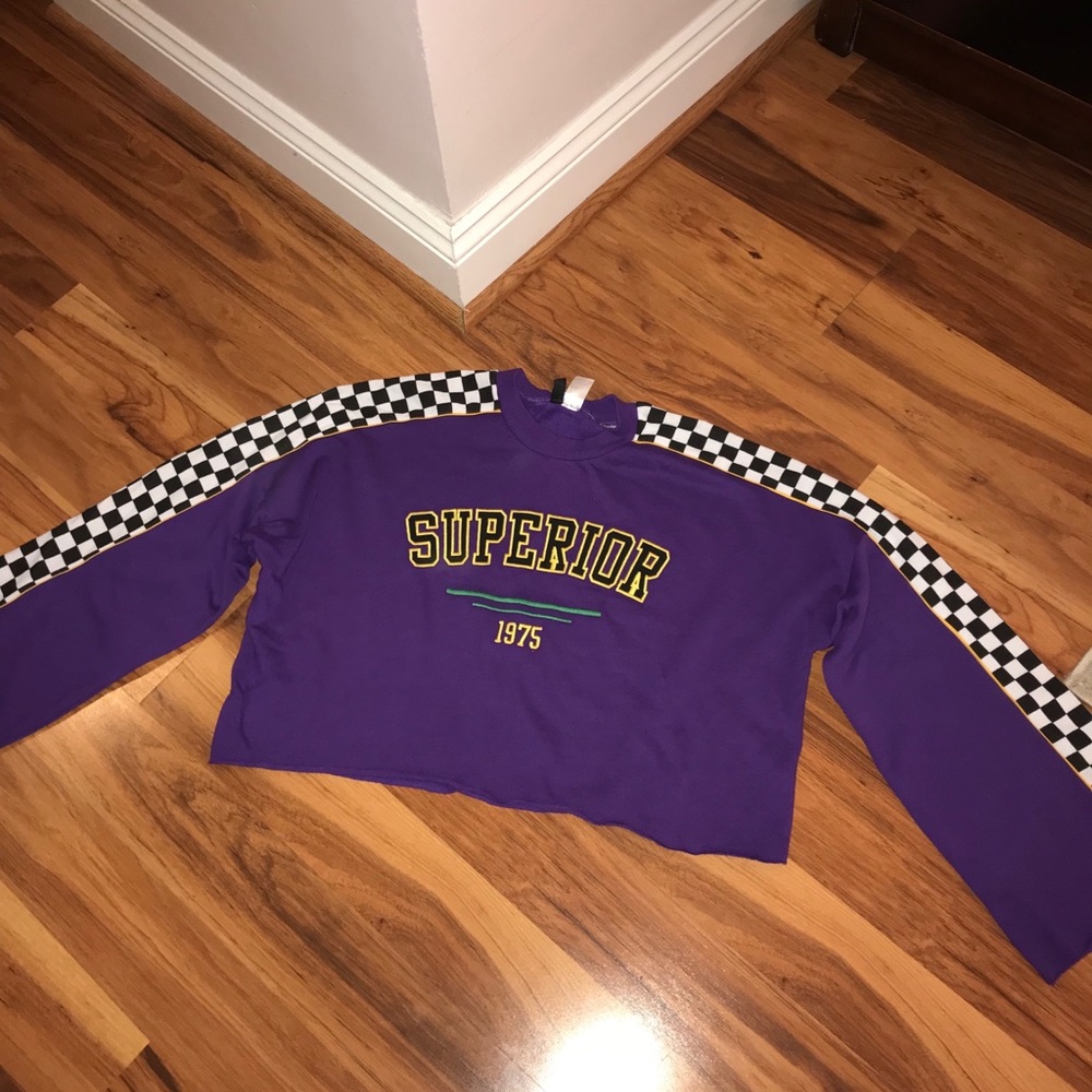 H&M crop top sweat shirt